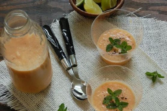 Chilled melon summer soup