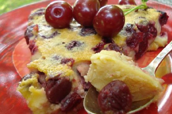 Clafoutis with sour cherries