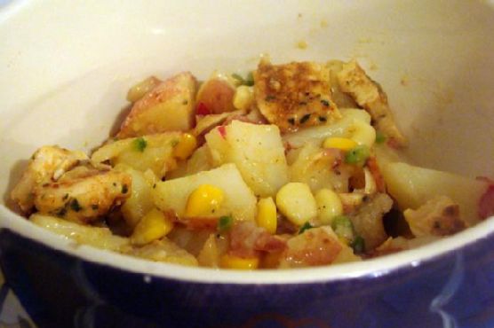 Grilled Chicken & Corn Red Potato Salad
