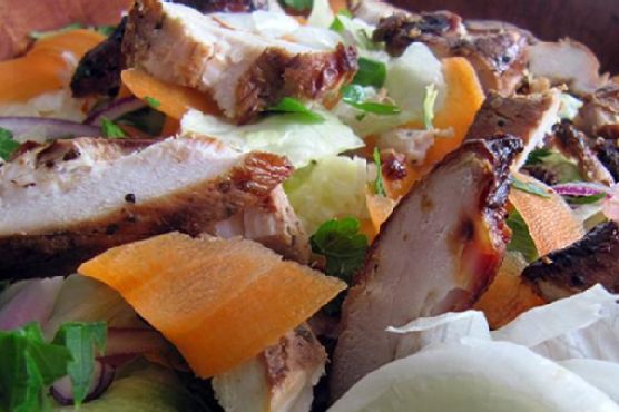Grilled Chicken Salad with Soy Vinaigrette