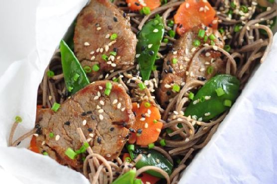 Soba Noodle & Five-Spice Pork Salad