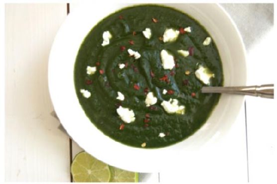 Spinach and potato soup