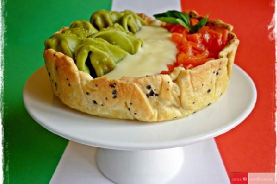 Tortelloni Tricolore In Shell Poppy Seed Crust