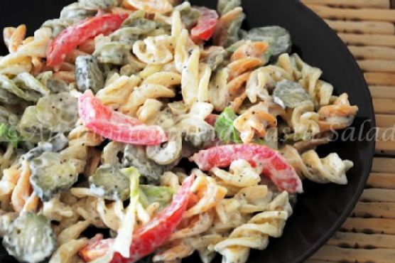 Tricolor Rotini pasta Salad