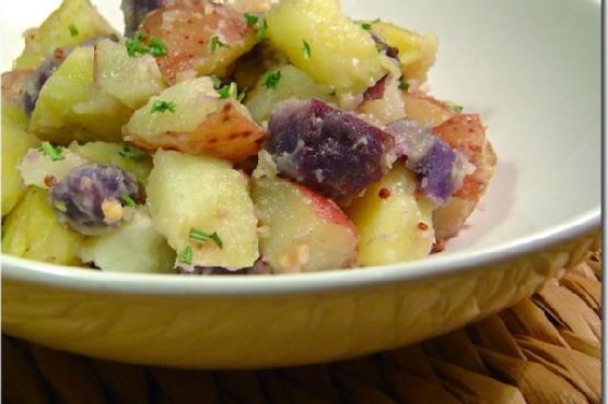 Warm Confetti Potato Salad