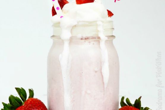 Homemade Strawberry Shake